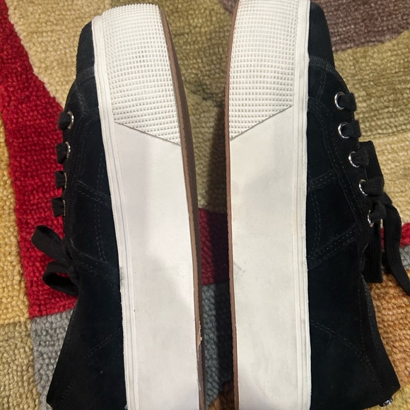 Steve Madden Emmi Black White Platform High Sneakers Shoes Women’s Size 7 - Picture 4 of 7